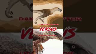 dakotaraptor vs Utahraptor dinosaurdinoedit prehistoricbattle [upl. by Macswan]