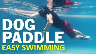 Doggy Paddle Swimming Technique For Beginners  Breathe Easily by Swimming Dog Paddle [upl. by Gewirtz]