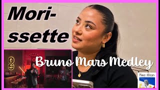 MORISSETTE AMON  BRUNO MARS MEDLEY Reaction by Jessica [upl. by Snilloc455]