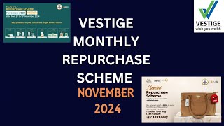 Vestige Monthly SchemeOffers November 2024।vestige vestigekavita Business Offers [upl. by Dirtsa176]