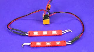 How to Make a 12V LED Flip Flop Circuit with Relay  Easy Circuit  Diwali Decoration Light Ideas [upl. by Ellehsad866]