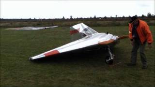 Verhees Delta a FAST tiny homebuilt airplane [upl. by Noevad857]