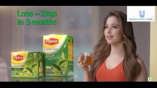 Tamannaahs Lipton Green Tea Commercial Telugu [upl. by Nipahc538]