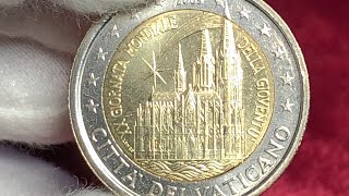 2 euro commemorative coin 2005 Vaticano [upl. by Shaina]