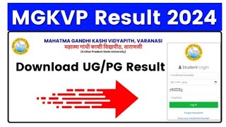 MGKVP Result 2024 UG amp PG Even Semester Marksheet mgkvpacin [upl. by Carlynn]