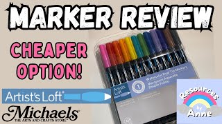 Artist Loft Markers Review Testing Budget Art Supplies [upl. by Gertrudis628]