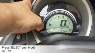 How to reset Oil Trip Yamaha NMax [upl. by Edelsten391]