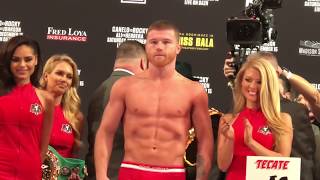 Canelo Alvarez vs Rocky Fielding OFFICIAL WEIGH IN [upl. by Grory]