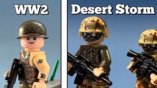 History of US Wars in LEGO 19432021 [upl. by Kenzi198]