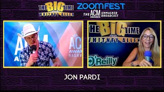 Jon Pardi on The Big Times ACM ZoomFest [upl. by Bocock]