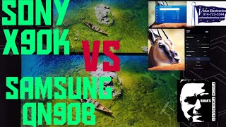 SONY X90K VS SAMSUNG Q90B TV YEAR END REMATCH [upl. by Eoj]