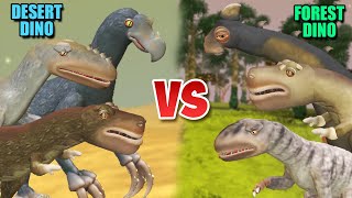 Desert Dino vs Forest Dino S1  SPORE [upl. by Krasner]