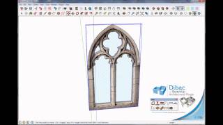 2014 DIBAC FOR SKETCHUP TUTORIAL 009 CREATE 2014 DIBAC COMPONENT FROM 3D WAREHOUSE [upl. by Cynth134]