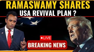 Live Vivek Ramaswamy Exclusive  Trump Latest News  Trump Cabinet Members 2024  US News Live [upl. by Latnahs]