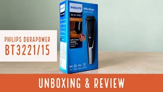 Philips DuraPower Beard Trimmer BT322115 Unboxing amp Review [upl. by Lisab]