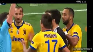 Penalty real Madrid vs juventus 13 red card buffon champion league 2018 [upl. by Okime233]