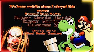 God Mode Gaming  Super Mario Advance 2 Bowser Boss Battle  Gameboy Advance [upl. by Tolkan342]