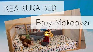 IKEA KURA BED EASY MAKEOVER [upl. by Ayaladnot404]