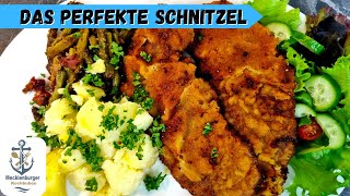 Knuspriges Wiener Schnitzel Rezept Einfache Anleitung [upl. by Osrick]