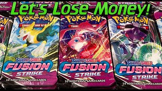 Profit or Loss 36x Fusion Strike Booster Packs [upl. by Hacceber71]