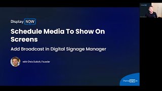 How To Create A Broadcast For Digital Signage One Time Or Recurring [upl. by Tnayrb]