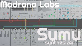 Sumu Modular Synth by Madrona Labs No Talking [upl. by Anad]