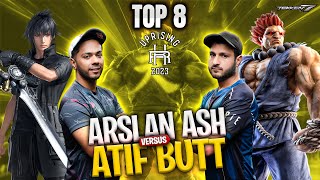 Arslan Ash Noctis VS Atif Akuma  Top 8  Uprising Korea 2023  tekken [upl. by Ybot]