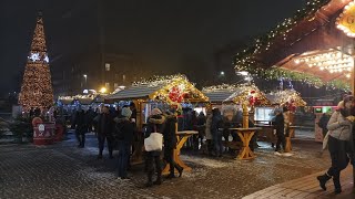 Live vom Weihnachtsmarkt in Stettin  Szeczin Polen 2021  Jarmark Bożonarodzeniowy w Szczecinie [upl. by Krysta837]