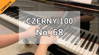 Czerny 100  Op139 No68 체르니 100 연습곡 68번 [upl. by Redmund937]