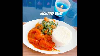 Rice and stew for my family everyone food rice stew [upl. by Rialcnis]