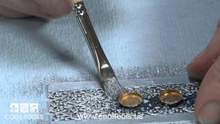 Working with Gilders Paste  Antique Silver on Brass [upl. by Vassell]