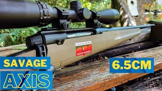 Savage Axis 65 creedmoor  100 yard group test and review [upl. by Amsa496]