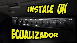 COMO INSTALAR UN ECUALIZADOR  ROLANSS [upl. by Vescuso]