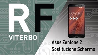 🔧 Asus Zenfone 2 Z00AD  ZE551ML sostituzione schermo LCD Asus Zenfone 2 Screen repair [upl. by Gracye911]