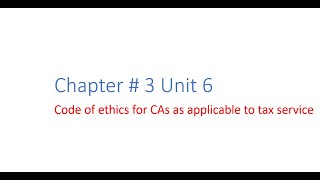 ICAP Revision Chapter 3 Ethics part 2 for Spring 2023 [upl. by Joette426]