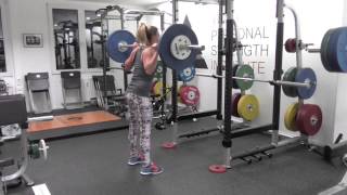 Romy Korn  Lower Body Workout  3 weeks out from the Worlds [upl. by Aihsem532]