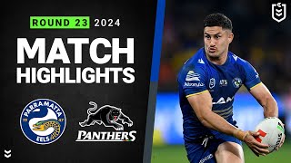 NRL 2024  Eels v Panthers  Match Highlights [upl. by Fablan924]