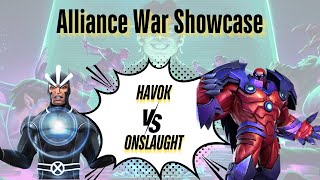 Havok v Onslaught  Alliance War Showcase [upl. by Atival467]