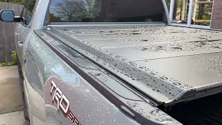 Peragon Truck Bed Cover  Water concerns  this normal [upl. by Drolet]