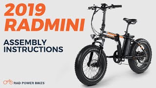 2019 RadMini and RadMini StepThru Assembly Instructions [upl. by Decato149]