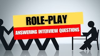 First Job Interview Role Play for Beginner ESL Learners [upl. by Esej]