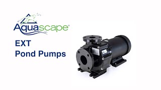 Aquascape EXT Pond Pumps [upl. by Freda]