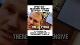 Cop Gets Sued  Embarrassing Deposition  Destroyed By Attorney  Part 1 Noles v [upl. by Wilmott110]