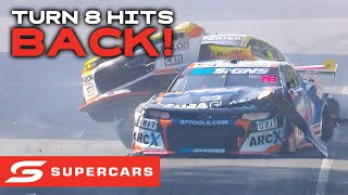 MASSIVE Crash Red Flags Boost Qualifying  VAILO Adelaide 500  2024 Repco Supercars Championship [upl. by Yednil959]