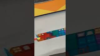 Integration of hot wheels launcher with Magna tiles viralvideo shortsvideo shorts youtubeshorts [upl. by Aidiruy158]