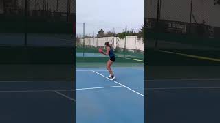 Tennis training sessions with Admigirl Mari [upl. by Kincaid]