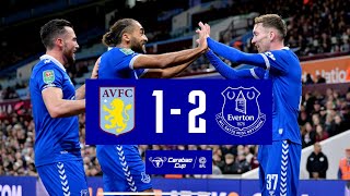 ASTON VILLA 12 EVERTON  Carabao Cup highlights [upl. by Giacopo141]