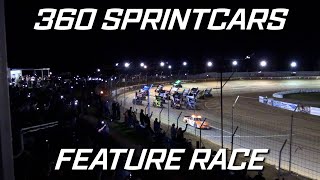 360 Sprintcars Allstar Series  AMain  Mildura Speedway  15042022 [upl. by Irrehc]