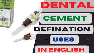 Dental cement videoDental cement TeluguApplying Dental CementDental Cement UV lightDental cement [upl. by Adest]