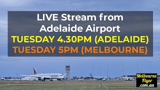 🔴 Adelaide Airport LIVE ADL  YPAD Tues 1st Oct [upl. by Naicad819]